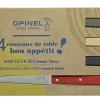 Opinel Coffret de 4 couteaux de table N°125 Bon Appétit Loft Sale
