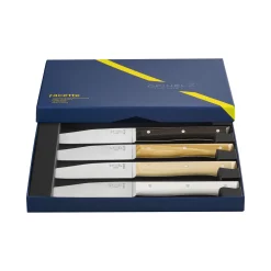 Opinel Coffret de 4 couteaux de table Facette Panaché Hot
