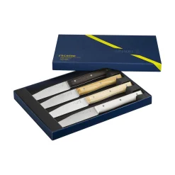 Opinel Coffret de 4 couteaux de table Facette Panaché Hot