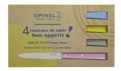 Opinel Coffret de 4 couteaux de table N°125 Bon Appétit Campagne Discount