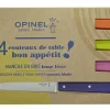 Opinel Coffret de 4 couteaux de table N°125 Bon Appétit Pop Discount