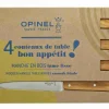 Opinel Coffret de 4 couteaux de table N°125 Bon Appétit Sud Outlet