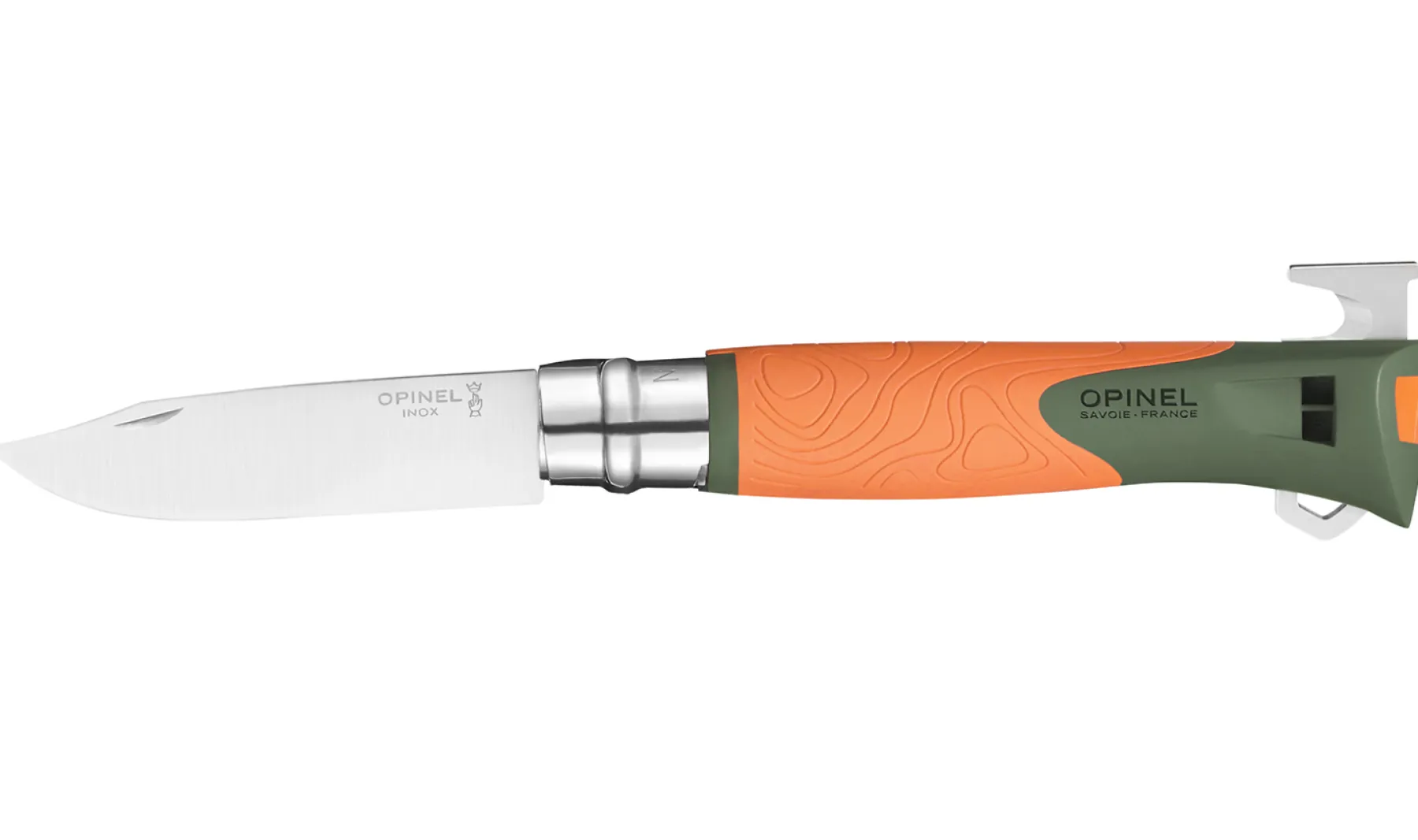 Opinel N°12 Explore Tire Tique Orange Sale