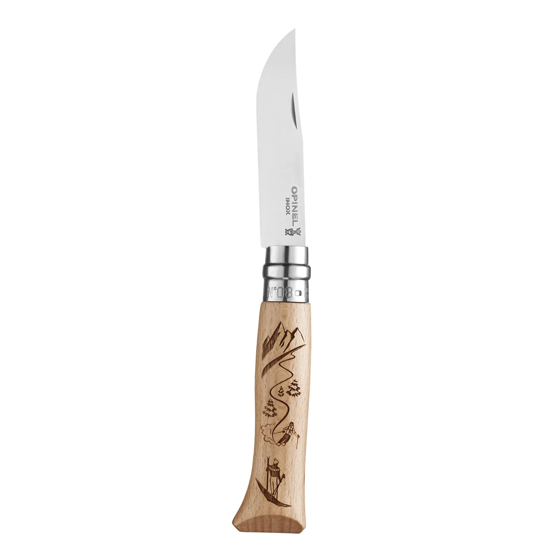 Opinel N°08 Gravure Ski Sale