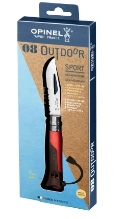 Opinel N°08 Outdoor Terre / Rouge Online